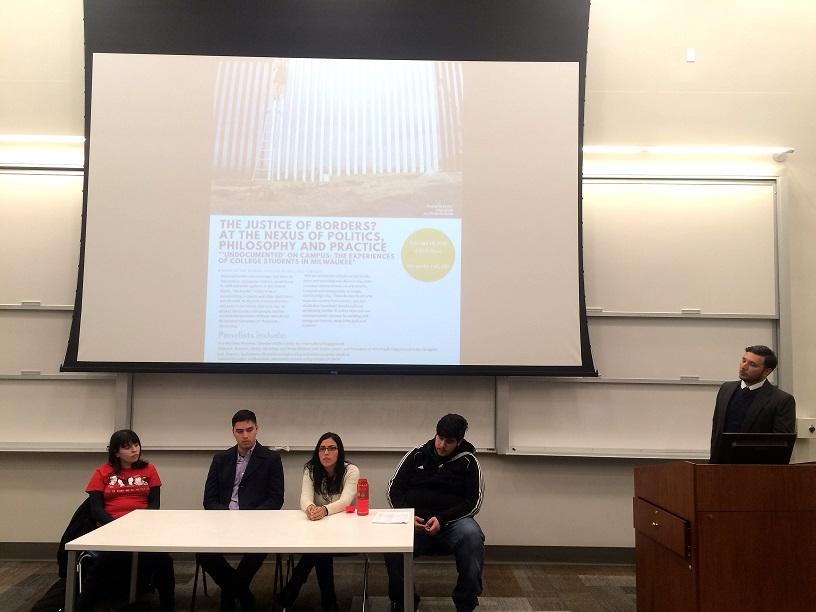 The panel's members and moderator. Photo by Brittany Carloni /brittany.carloni@mu.edu
