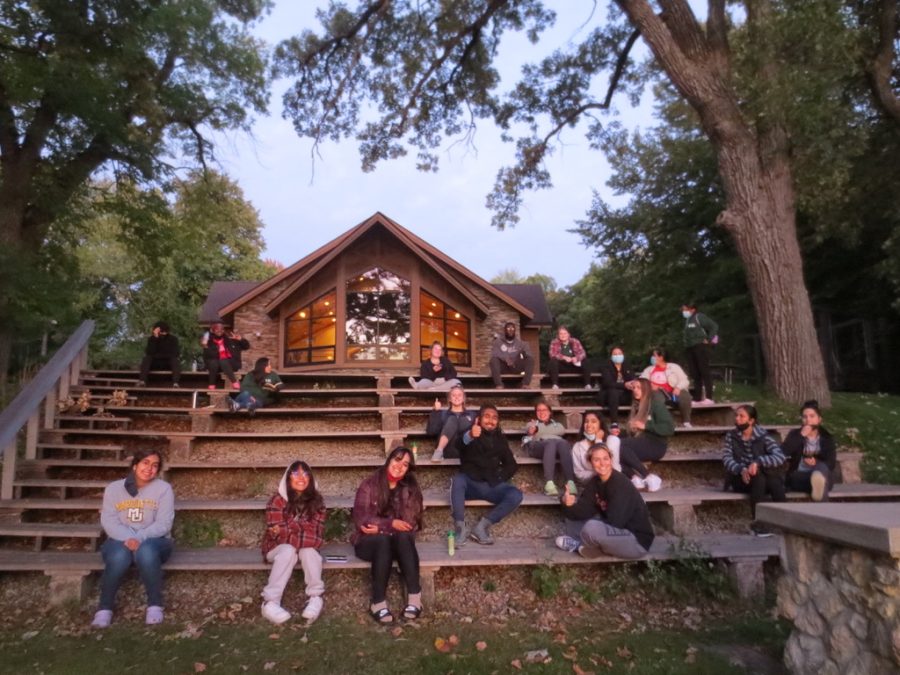 A picture of the 414 Fellows on retreat
