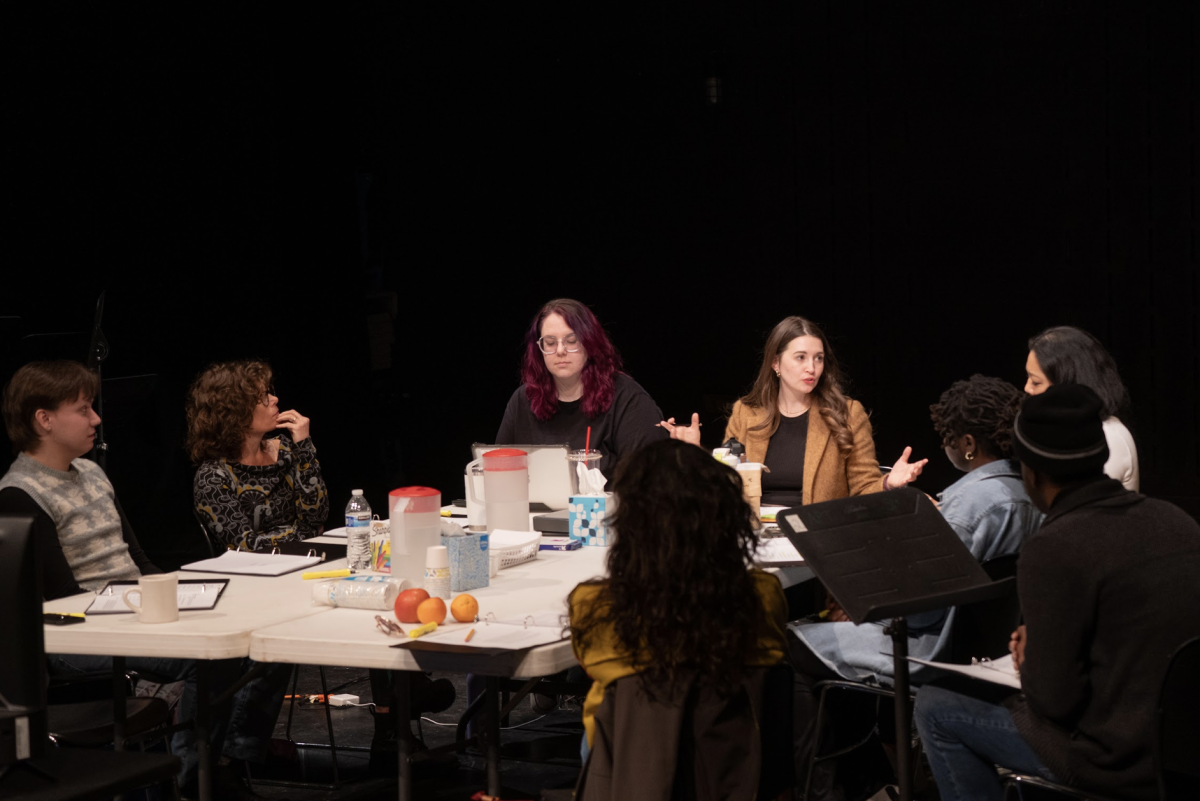 MU alumna, Samantha Martinson, runs through a recent reading with American Players Theatre.  