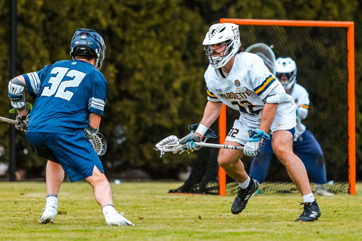 The Golden Eagles fall 19-8 in the semifinals of the Big East Tournament in Denver.
